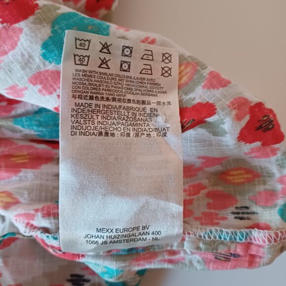 Gorgeous MEXX Girls Summer Dress Size 7 100% Cotton - Picture 8 of 10